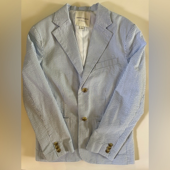 EUC Janie and Jack Seersucker Blazer.